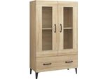 Vidaxl Credenza Sonoma-Quercia 70X31X115 Cm Materiale In Legno