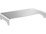 Alzata Per Monitor Speaka Professional SP-MR-300 In Alluminio Gamma Di Altezza: Da 63 A 63 Mm Argento (SP-9007472)