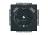 Bj 20 EUCB2USB-81 Schuko-/2X Usb-Steckdose (2CKA002011A6267)