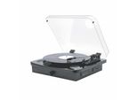 Denver VPL-230B Giradischi Retrò Con Doppio Bluetooth, Ingresso Usb/Sd E Altoparlanti Integrati