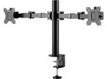 Speaka Professional SP-MM-220 Supporto Per Monitor A 2 Vie 43,2 Cm (17) - 81,3 Cm (32) Regolabile In Altezza, Inclinabile + Girevole (SP-9401760)