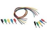 Set Di Puntali Voltcraft [ Spina Lamellare 4 Mm - Spina Lamellare 4 Mm] 1 M Nero, Rosso, Blu, Giallo, Verde V (MS-4041/5*1)