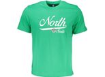 **T-Shirt A Maniche Corte North Sails Verde** : Taglia - M Taglia: M