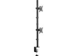 Speaka Professional SP-MM-420 Supporto Per Monitor A 2 Vie 33,8 Cm (13,3) - 81,3 Cm (32) Inclinazione + Rotazione, Ruotabile (SP-9414664)