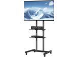 Carrello Porta Tv Mobile - Tv 32-70 Pollici Con Rotelle E Vassoio