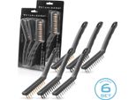 Stahlwerk Set Di Spazzole Metalliche Da 220 Mm (9 Pollici) Set Di Spazzole Da 6 Pezzi