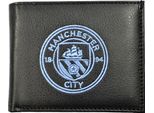 Manchester City Fc - Portafoglio Con Stampa Foil BS4566 (Taglia Unica) (Blu Cielo/Oro/Rosso)