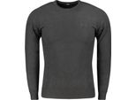 Camicia A Maniche Lunghe Collo Rotondo Ricamo Logo Cavalli Class Sweater : Taglia - Xl Taglia: Xl