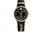 Versace Orologio Da Uomo Orologio Da Polso V-Circle VBQ050017 Pelle