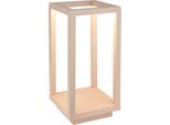 Briloner Lampada Da Tavolo Senza Fili IP44, Dimmerabile, Touch, Batteria Ricaricabile, Cct, Protezione Dagli Spruzzi D'acqua, Beige, 10 X 10 X 22 Cm