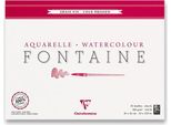 Blocco Acquerello Clairefontaine Fontaine Pressato A Freddo 30 X 40 Cm, 25 Fogli, 300 G