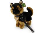 Rappa Cane Da Pastore Tedesco Di Peluche Con Guinzaglio In Piedi 23 Cm ECO-FRIENDLY