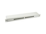 Equip 327316 Pannello Patch Schermato Premium A 16 Porte Cat.5E, Grigio Chiaro