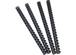 Exacompta Scatola 100 Spirali 16 Mm Pvc Per Rilegatura Din A4 Nero
