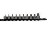Ks Tools Set Di Bussole Torx Da 3/8", Corte, 10 Pz T10-T55"