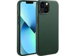 Custodia Per Iphone 13 - Vera Pelle - Custodia Rigida/Cover Accezz - Verde Scuro