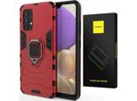 Custodia Spacecase X-Ring Per Galaxy A32 4G Rosso