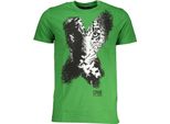 Maglietta Cavalli Class Verde Leopardo : Taglia - 2XL Taglia: 2XL