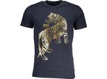 Maglietta Cavalli Class Tiger Blu : Taglia - 2XL Taglia: 2XL