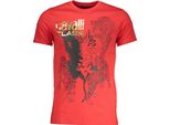 Cavalli Class Maglietta Rossa Con Motivo Animale : Taglia - 2XL Taglia: 2XL