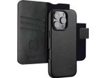 Custodia Per Iphone 16 Pro - Vera Pelle - Custodia Accezz Flip Cover/2 In 1 - Nero