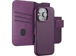Cover Per Iphone 16 Pro Max - Vera Pelle - Accezz Flip Cover/2 In 1 Case - Viola