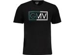 T-Shirt Manica Corta Collo Tondo Logo Gian Marco Venturi Nero : Taglia - Xl Taglia: Xl