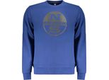 Felpa A Maniche Lunghe Spazzolato Collo Rotondo Logo North Sails : Taglia - L Taglia: L