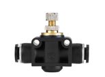 Regolatore Di Flusso D'aria Con Tubo Da 4/6/8 Mm, Tubo A T, Valvola Di Connessione Pneumatica (6 Mm)
