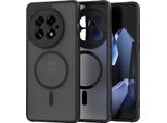 Custodia Magnetica Magsafe Spacecase Hybrid Mag Per Oneplus 13R Nero