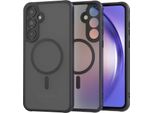 Custodia Magnetica Per Magsafe Spacecase Hybrid Mag Per Galaxy A55 5G Nero