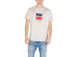 Tommy Hilfiger T-Shirt Uomo Beige Autunno Inverno : Taglia - M Taglia: M