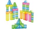 Eduplay 120301 50 Blocchi Trasparenti In Scatola, Multicolore, 51 Pezzi (1 Set)