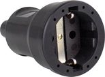 As-Schwabe Giunto Di Protezione In Pvc Nero Schuko Max. 1,5Mm² 230V 16A IP20