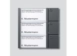 Siedle TM 612-3 DG Tasten-Modul Dunkelgrau-Glimmer
