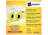Avery Etichette Per Prezzi Zweckform, 26 X 16 Mm, Giallo