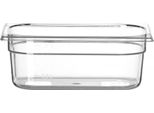 Hendi Contenitore Gastronorm 1/4, Profi Line, Gn 1/4, 2,8L, Trasparente, 265X162X(H)100Mm