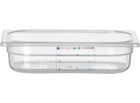 Hendi Contenitore Gastronorm 1/4, Gn 1/4, 1,8L, Trasparente, 265X162X(H)65Mm