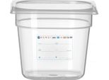Hendi Contenitore Gastronorm 1/6, Gn 1/6, 2,4L, Trasparente, 176X162X(H)150Mm