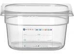 Hendi Contenitore Gastronorm 1/6, Gn 1/6, 1,6L, Trasparente, 176X162X(H)100Mm