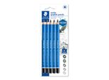 Staedtler 100J-S BK5 Matita Jumbo Staedtler Mars Lumograph, Blister Da 5 Pezzi