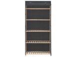 Vidaxl Armadio Grigio 79 X 40 X 170 Cm Tessuto