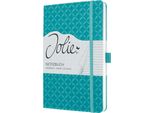 Sigel JN103 Taccuino Sigel Jolie, Pelle Finta, 174 Pagine, Verde Acqua