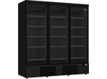Frigorifero Combisteel Con 3 Porte In Vetro Nero, 1530 Litri