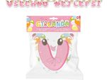 Rappa Ghirlanda Di Carta Happy Birthday - Rosa