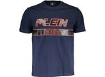 Plein Sport T-Shirt Da Uomo In Tessuto Blu SF10248 - Taglia: S