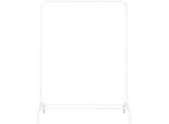 Quvio Appendiabiti Con Scarpiera - Altezza 150 Cm - Appendiabiti - Gardaroberek - Appendiabiti In Metallo - Scarpiera - Bianco