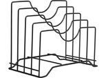 Quvio Portariviste - Scaffale - Portariviste - Portariviste - Portariviste - Acciaio - Riviste - Fascicoli - 16 X 26 X 22 Cm (Lxlxh)