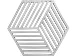 Krumble Pan Coaster Hexagon - Sottopentola - Sottopentola - Silicone - Resistente Al Calore - Grigio