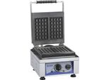 Ferro Per Waffel Kbs In Stile Bruxelles - Per 2 Waffel, Temperatura Regolabile In Continuo